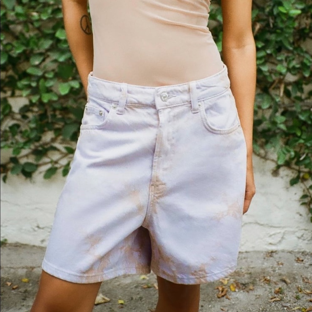 NWT Zara retro denim shorts size 38/6